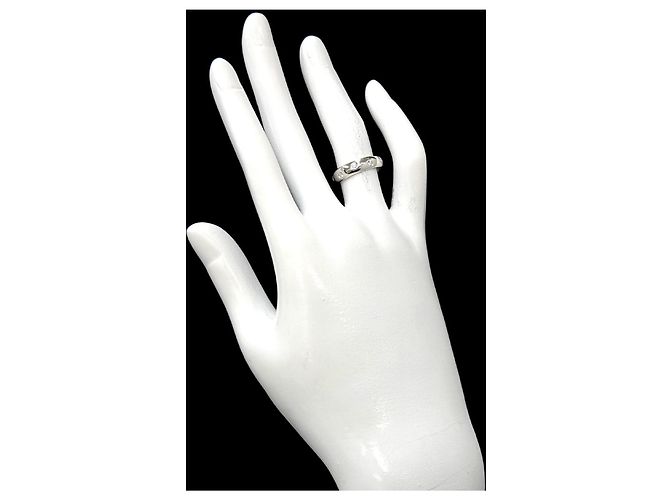 Autre Marque Anello Tiffany & Co. Platinum Dot Diamond - vista 6