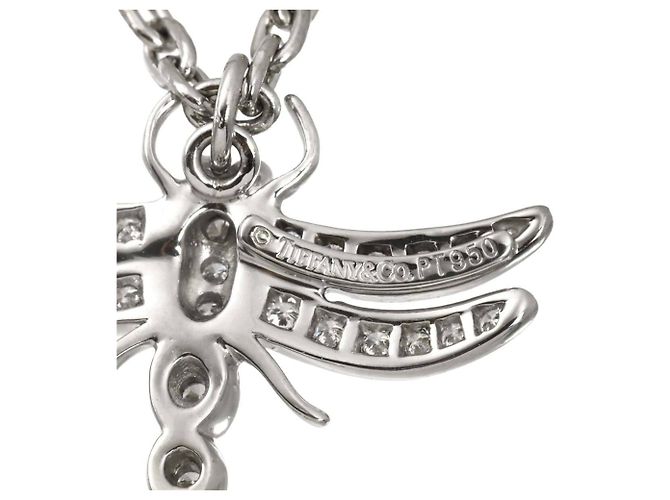 Autre Marque Collana Dragonfly in platino e diamanti Tiffany & Co. - vista 4
