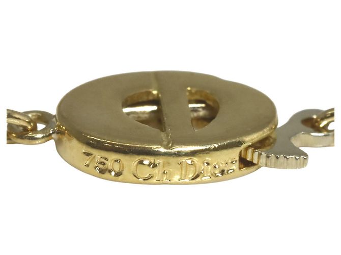 Collana Christian Dior in oro giallo 18K e diamanti - vista 4