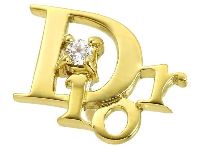 Spilla Christian Dior in oro giallo 18K - vista 2