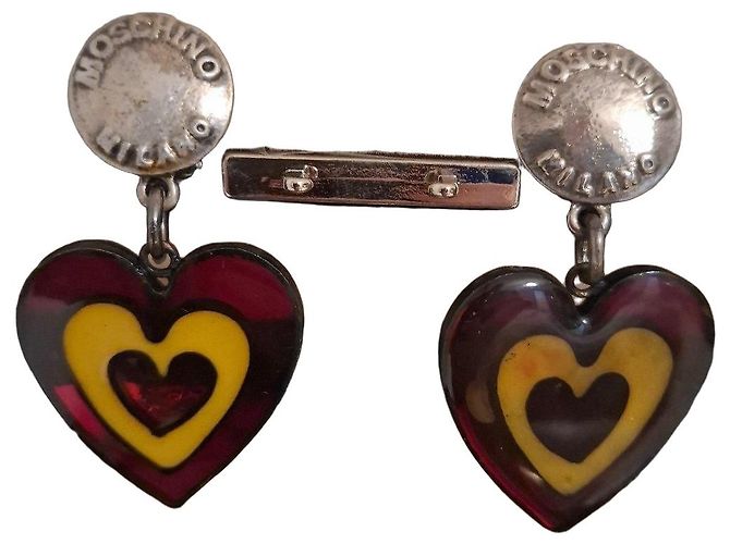 Orecchini a cuore Moschino - vista 2