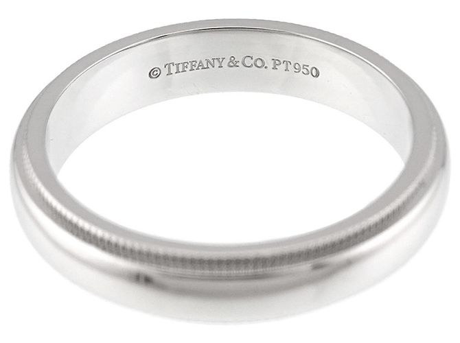 Autre Marque Tiffany & Co. Milgrain Ring aus Platin - Ansicht 3