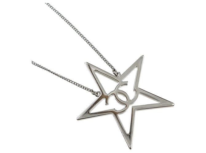 Collana Chanel Star Coco Mark con strass - vista 2