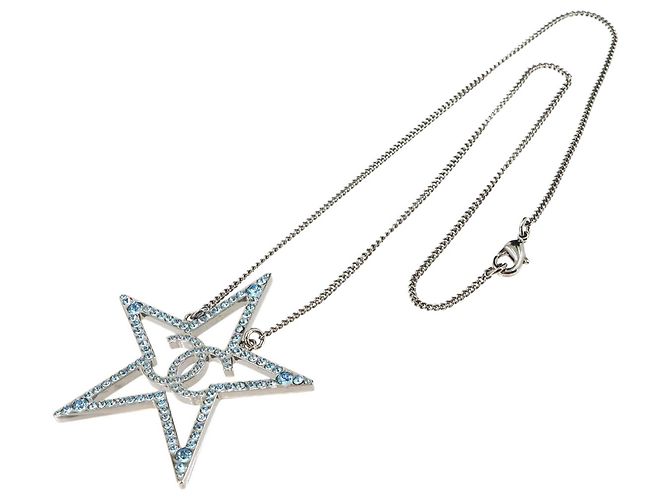 Collana Chanel Star Coco Mark con strass - vista 3