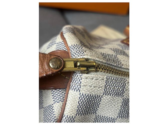 Borsa Louis Vuitton Speedy 30 Damier Azur - vista 11