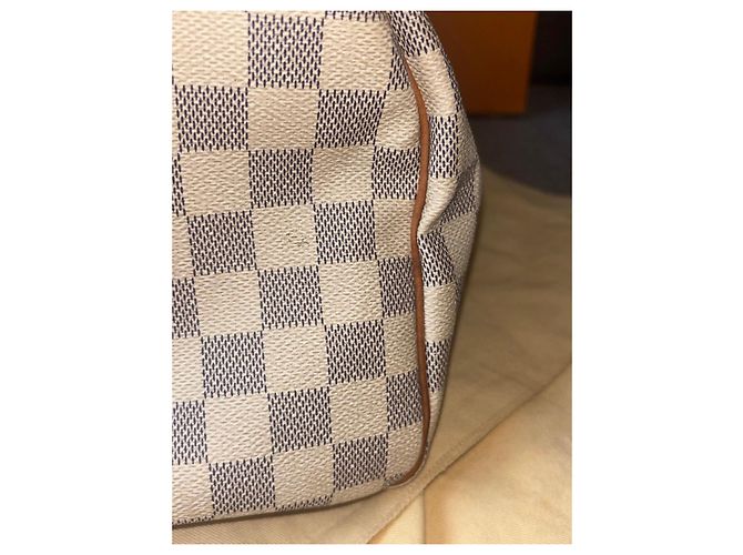 Borsa Louis Vuitton Speedy 30 Damier Azur - vista 18