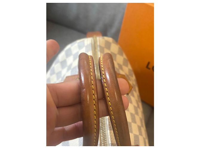 Borsa Louis Vuitton Speedy 30 Damier Azur - vista 7