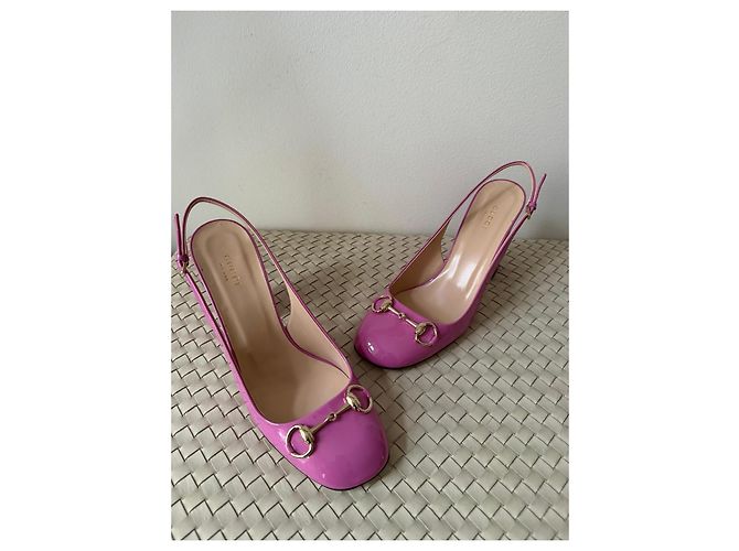 Décolleté Slingback Gucci Horsebit - vista 3