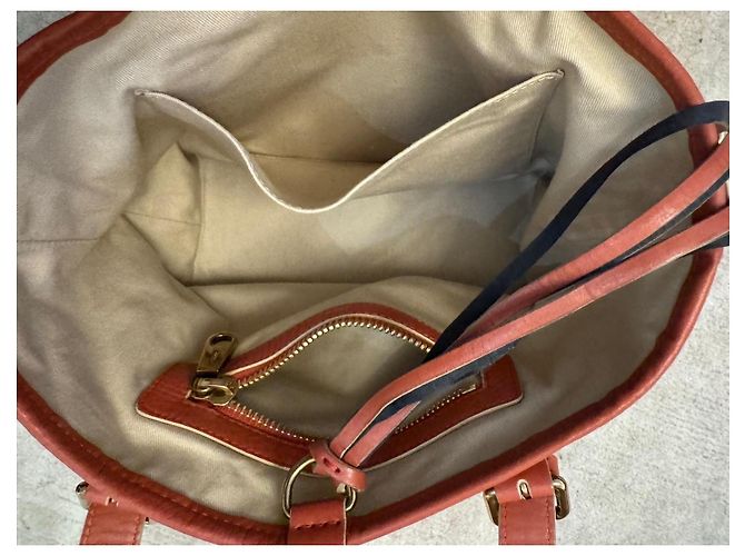 BOHO-CHIC RARO Borsa Tote Chloé « Ellen » Terracotta / Brique – Come Nuova - vista 10