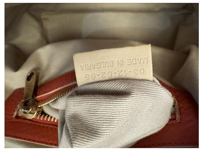 BOHO-CHIC RARO Borsa Tote Chloé « Ellen » Terracotta / Brique – Come Nuova - vista 11