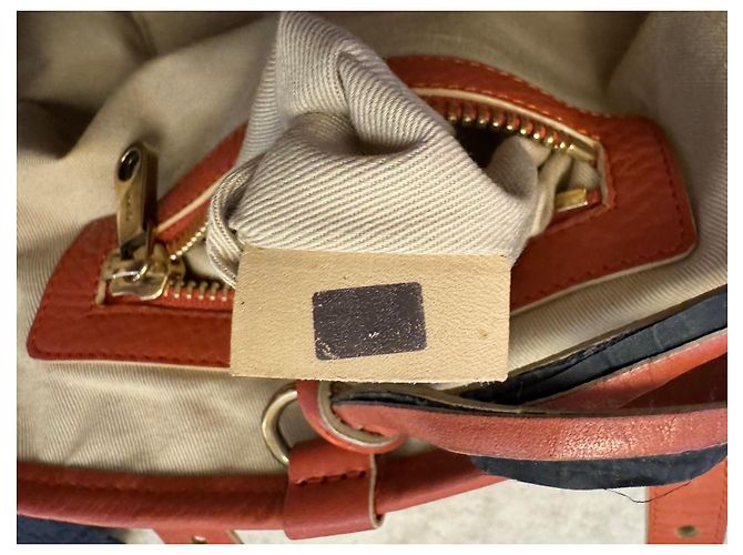 BOHO-CHIC RARO Borsa Tote Chloé « Ellen » Terracotta / Brique – Come Nuova - vista 12