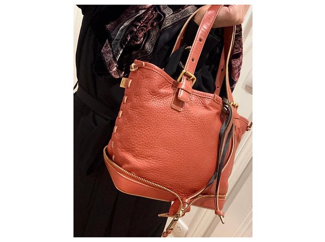 BOHO-CHIC RARO Borsa Tote Chloé « Ellen » Terracotta / Brique – Come Nuova - vista 15