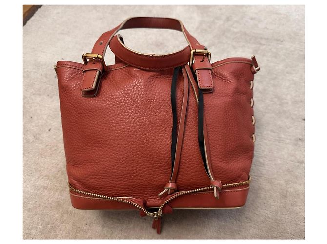 BOHO-CHIC RARO Borsa Tote Chloé « Ellen » Terracotta / Brique – Come Nuova - vista 8