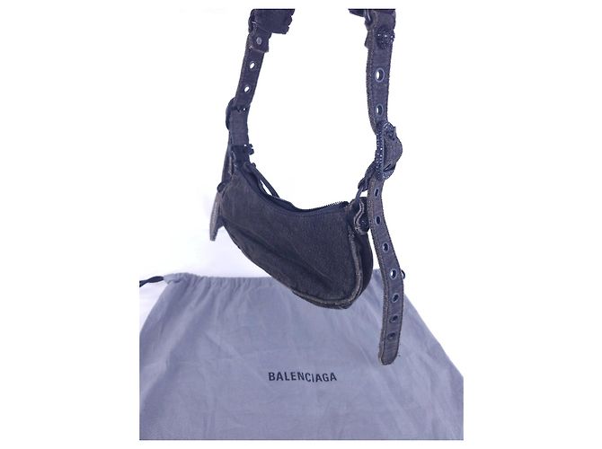 borsa in denim Balenciaga - vista 14