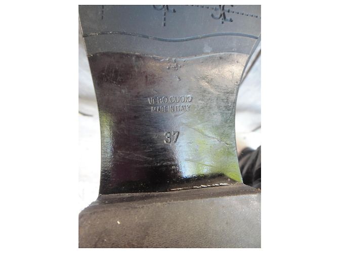 Autre Marque Fabi Botas altas de cuero negro - vista 10
