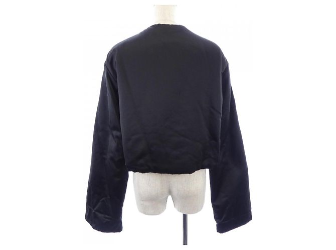 Chaqueta sin cuello de seda Chanel - vista 2