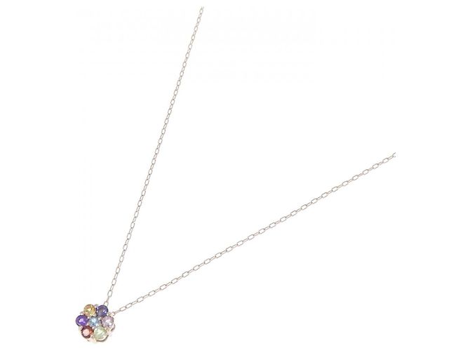 Autre Marque Collar K10 Pink Gold Multi Gemstone - vista 2