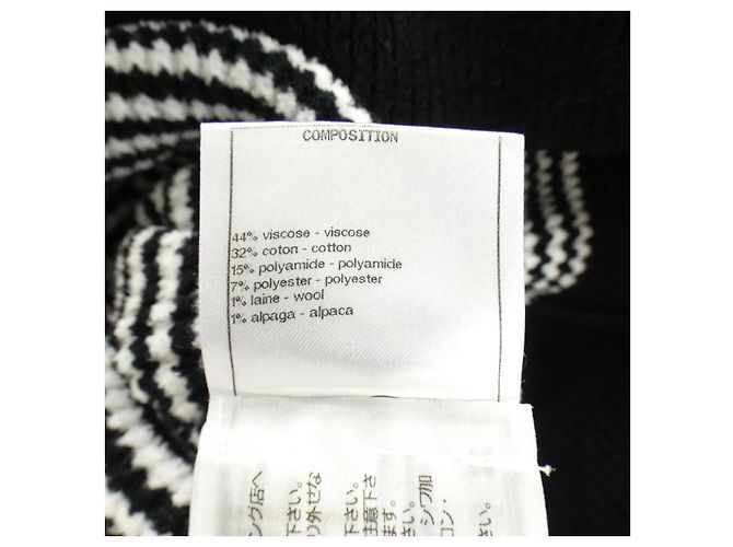 Chanel Strickoberteil Schwarz - Ansicht 3