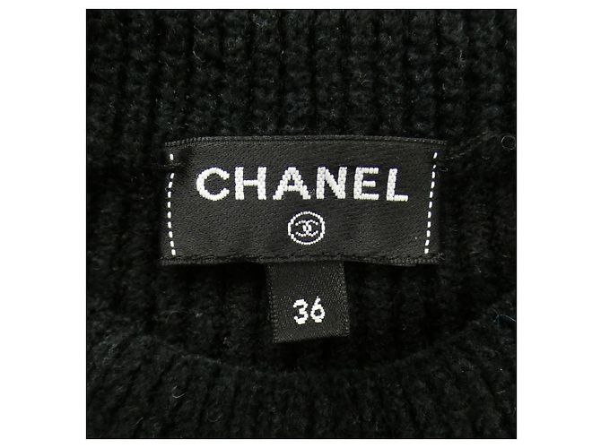 Chanel Strickoberteil Schwarz - Ansicht 5