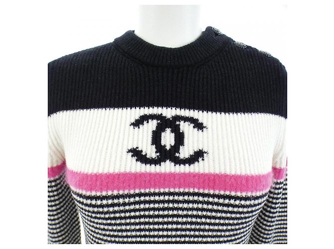 Chanel Strickoberteil Schwarz - Ansicht 6