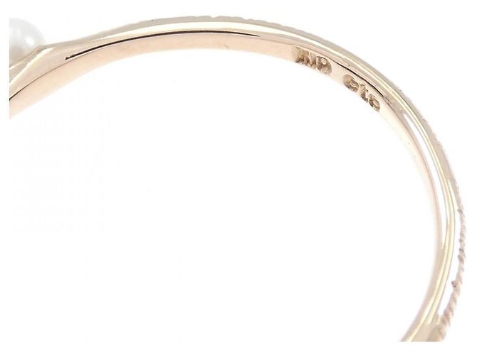 Autre Marque ete K10 Pink Gold Akoya Perlenring - Ansicht 4