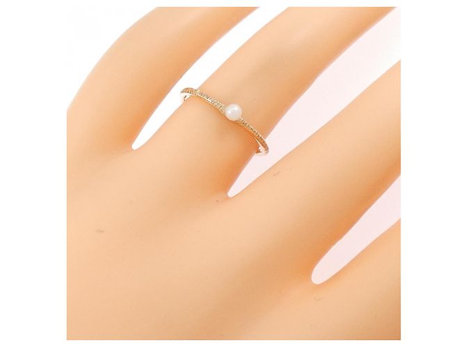 Autre Marque ete K10 Pink Gold Akoya Perlenring - Ansicht 5