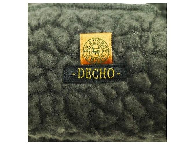 Autre Marque Beams DECHO Wollmütze Grün Oliv - Ansicht 6
