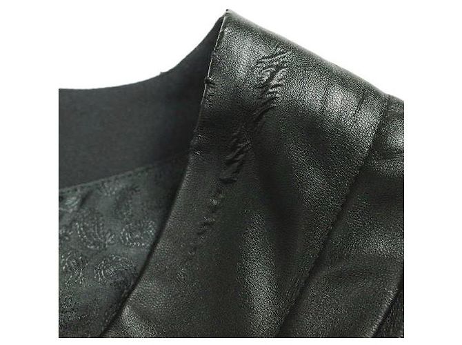 Autre Marque maturely Kunstlederkleid - Ansicht 6