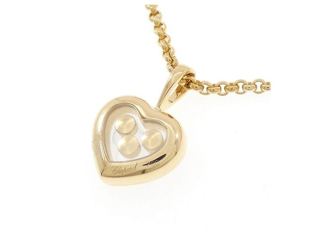 Collana Chopard in oro giallo 750 e diamanti - vista 4