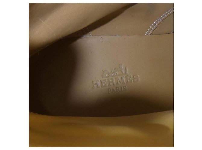 Hermès Stivali Hermes Trekking Bridge in vitello - vista 6