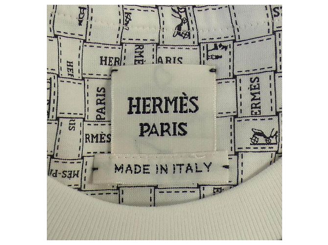 Hermès Strickkleid Weiß - Ansicht 4