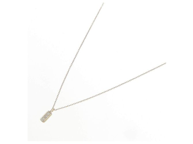 Autre Marque Collana in oro giallo K10 con diamanti - vista 2