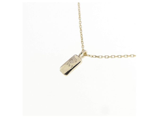 Autre Marque Collana in oro giallo K10 con diamanti - vista 4