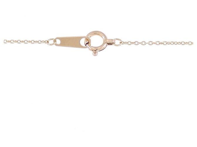 Autre Marque Collana Horseshoe Diamond K10PG - vista 5