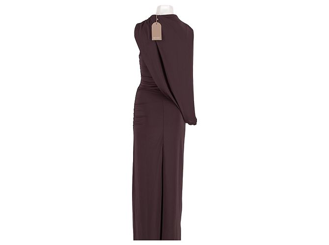 Autre Marque Vestido maxi marrón MESHKI - vista 2