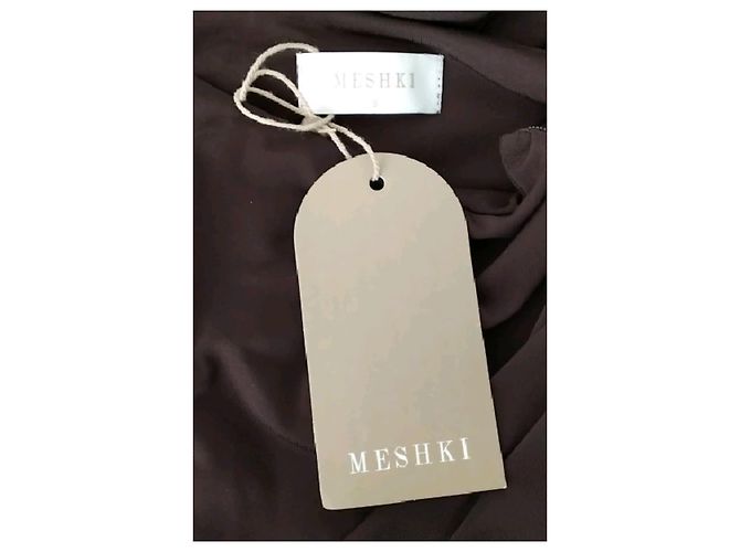 Autre Marque Vestido maxi marrón MESHKI - vista 7