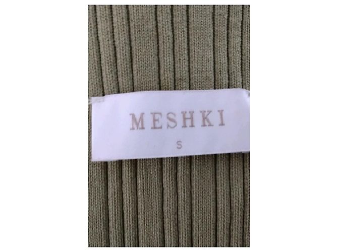 Autre Marque MESHKI Kleid in Khaki mit Rüschen - Ansicht 7