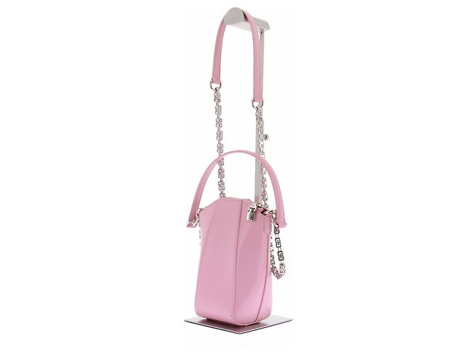 Borsa Givenchy Antigona Rosa in Pelle - vista 2