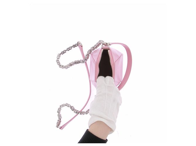 Borsa Givenchy Antigona Rosa in Pelle - vista 7