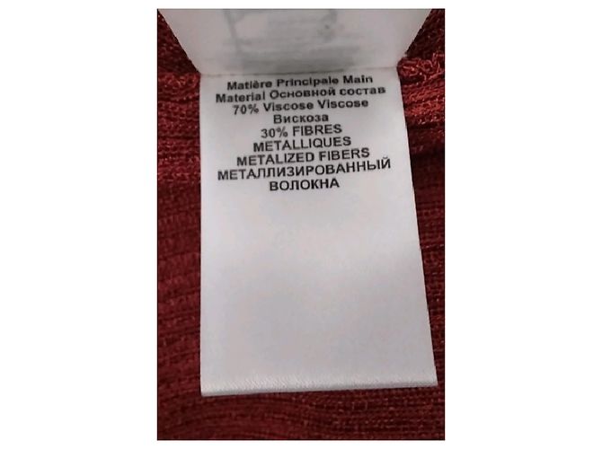 Isabel Marant Maxikleid rot Rollkragen Langarm - Ansicht 8