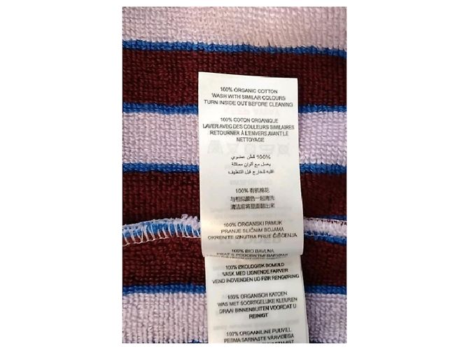 Autre Marque Poncho in cotone rosso - vista 8