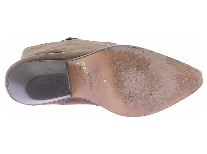 Isabel Marant Botas Santiag "Denvee" kaki - vista 4