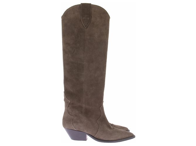 Isabel Marant Botas Santiag "Denvee" kaki - vista 5