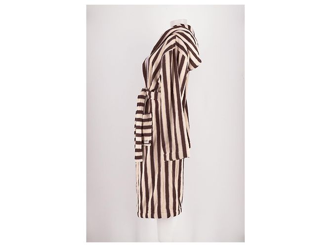 Autre Marque Poncho de algodón marrón - vista 3