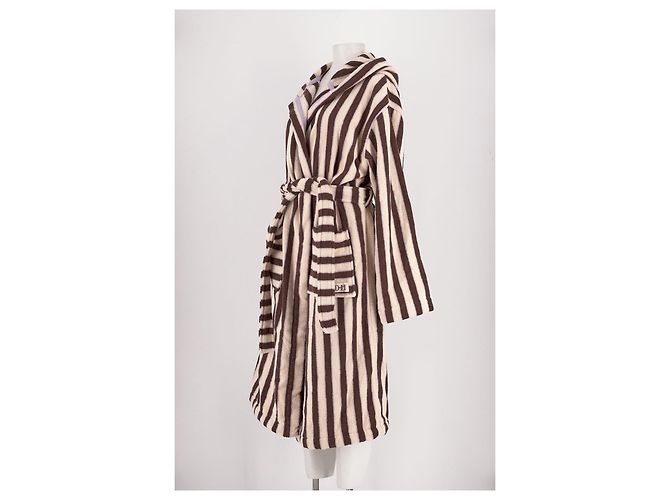 Autre Marque Poncho de algodón marrón - vista 4