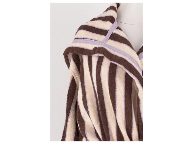 Autre Marque Poncho de algodón marrón - vista 6
