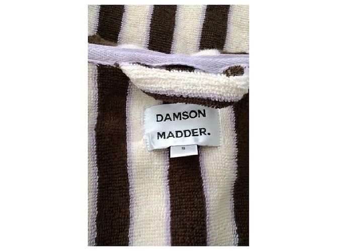 Autre Marque Poncho de algodón marrón - vista 7