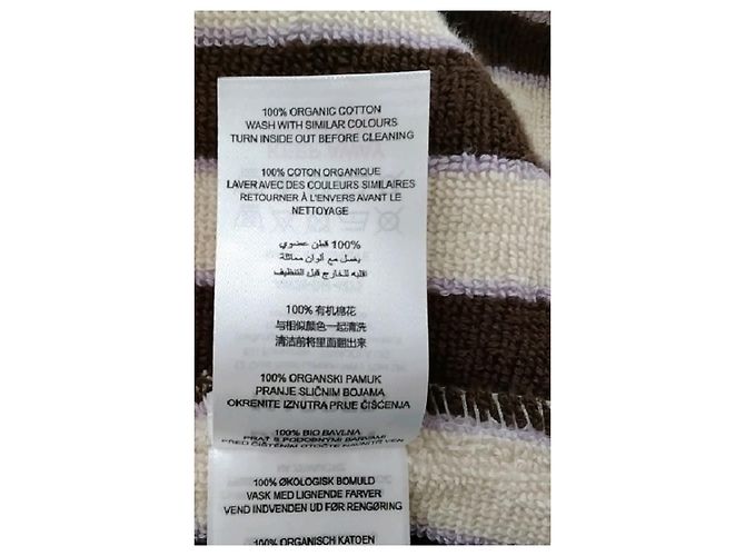 Autre Marque Poncho de algodón marrón - vista 8