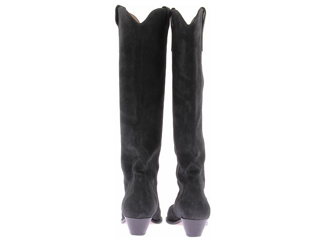 Isabel Marant Botas Santiag "Denvee" gris oscuro - vista 4