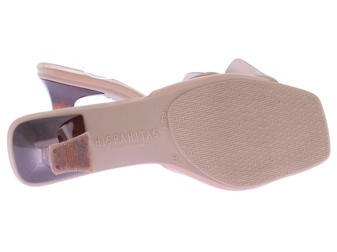 Autre Marque Beige Leder-Mules mit Absatz - Ansicht 7